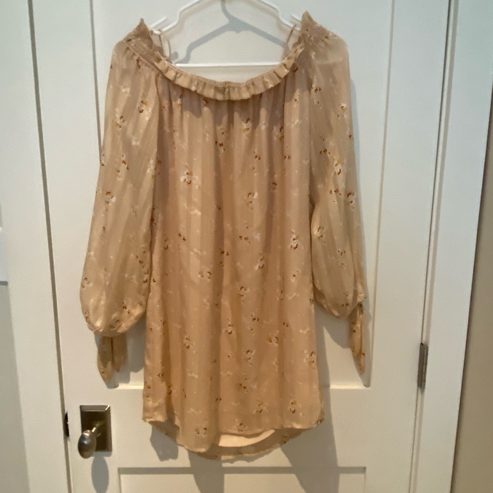 Watt off shoulder dress